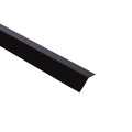 Sort profil med sneglekant 80 cm
